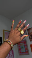 Colorful Bracelet Stack