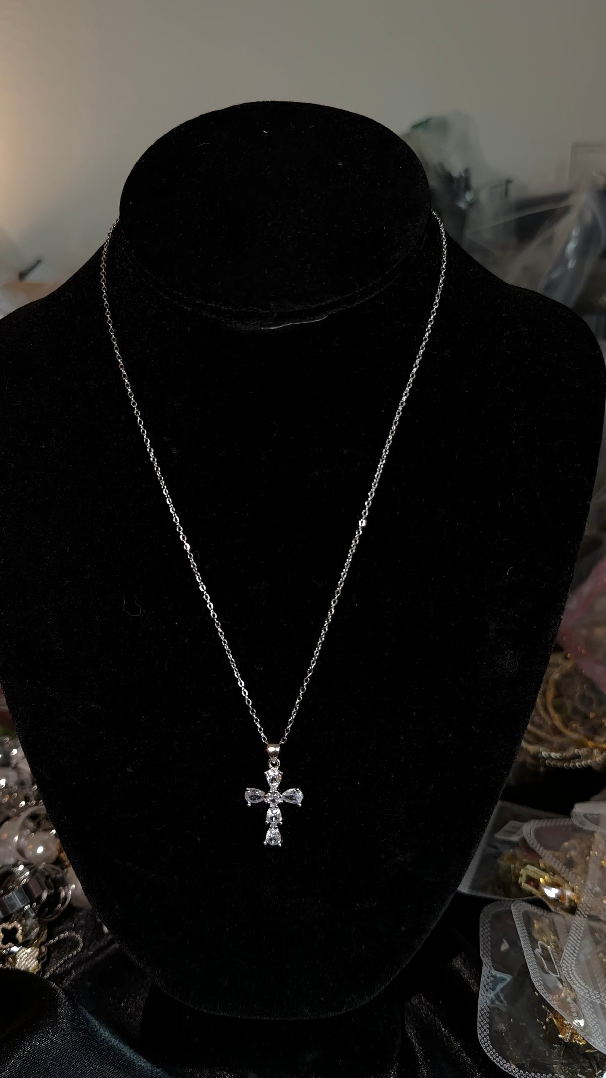 Silver Cross Necklace