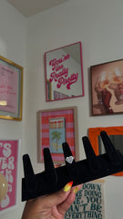 Silver Heart On Ice Ring